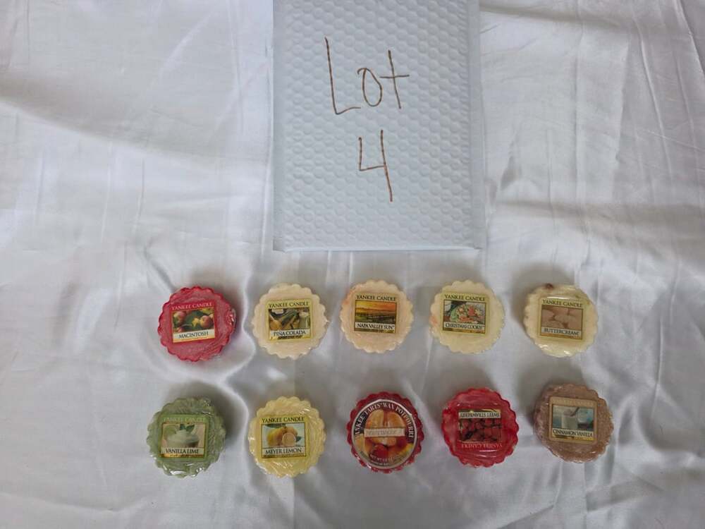 Yankee Candle Wax Mixed Tart Melts Lot of 10 Assorted Scents #4
